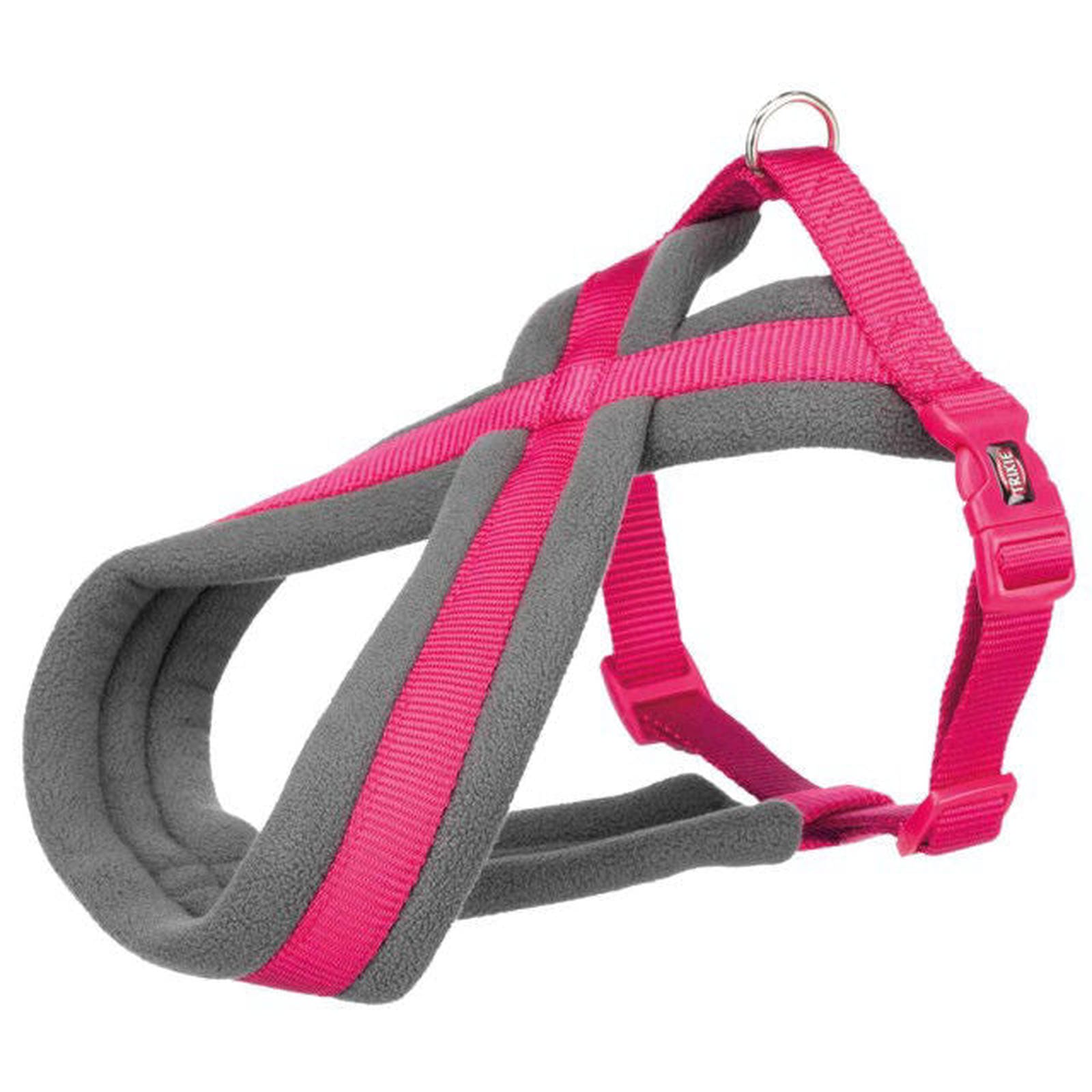 Trixie Premium touring petnešos, M 45-80cm/25mm, fuksija