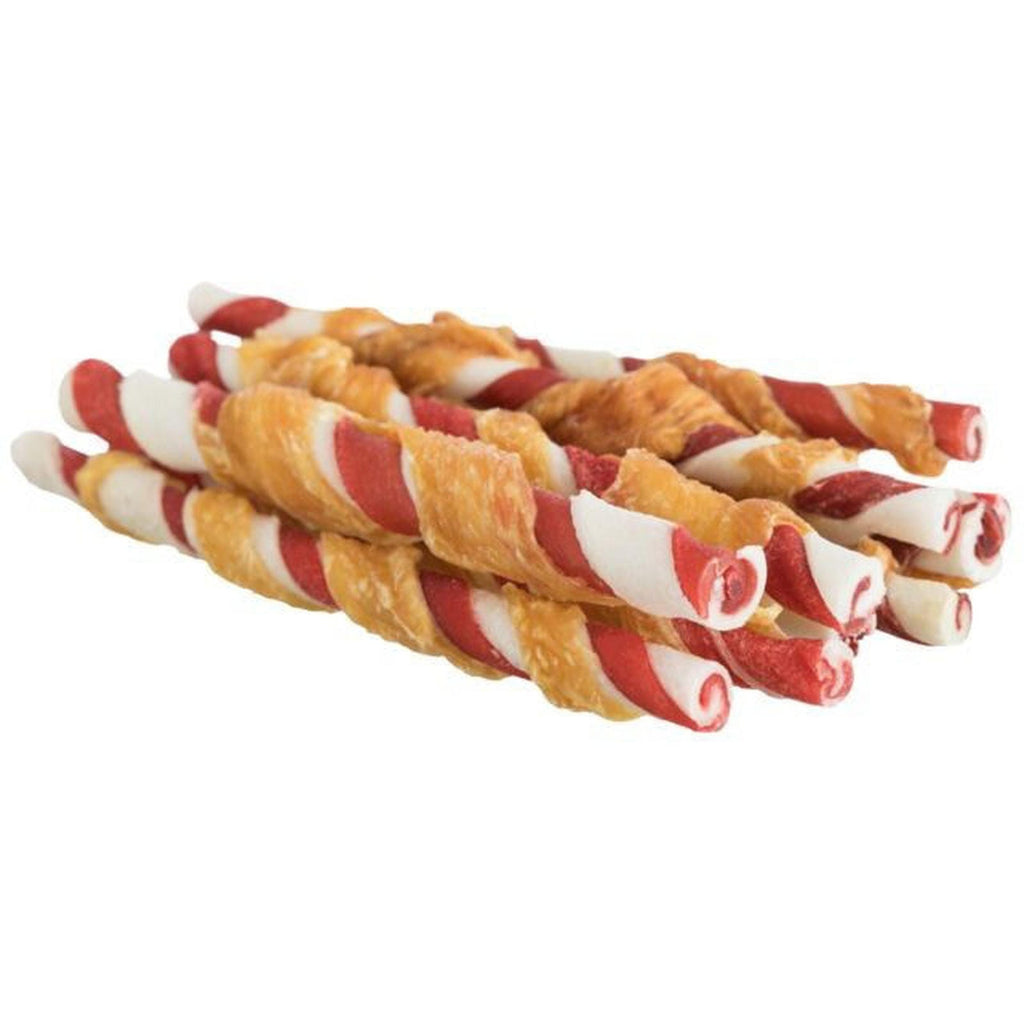 Trixie Denta Fun Barbecue Chicken Chewing Rolls, 12 cm, 10 vnt./80 g