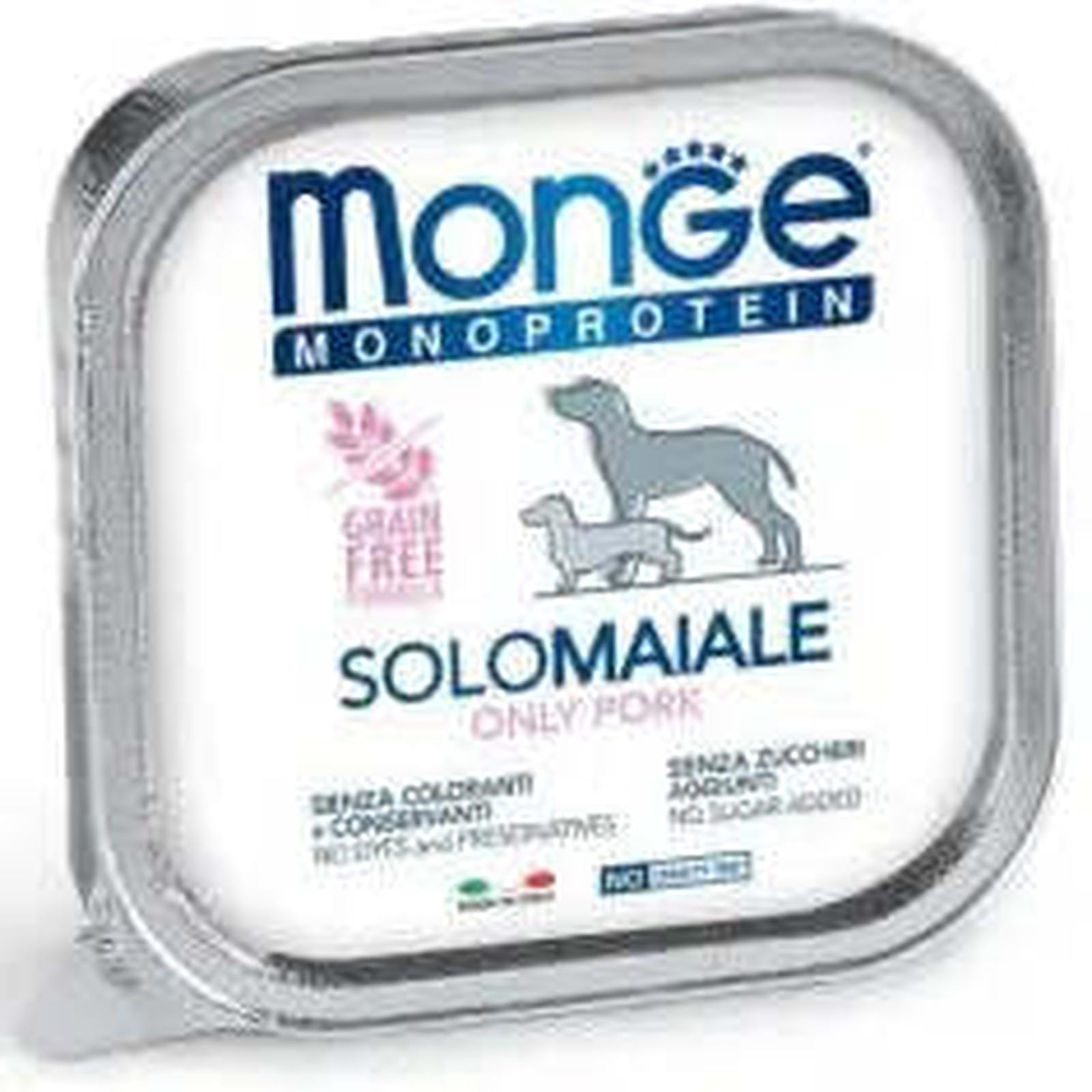 Monge Monoproteico "Solo" - Wet Dog Pate 100% pork 150g