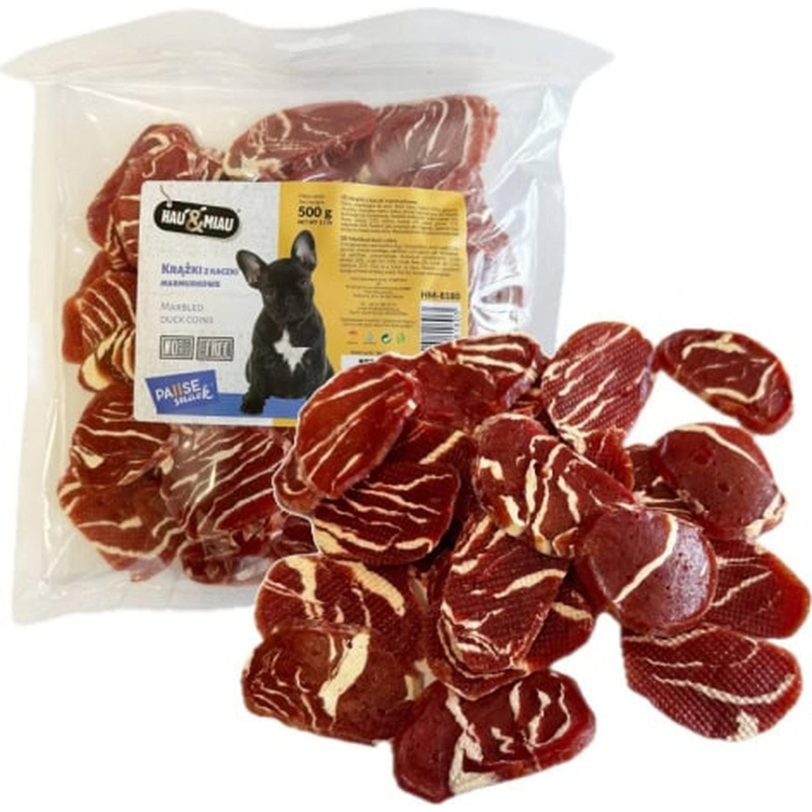 Hau&Miau marmurinės antienos riekelės, 500g