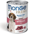 Monge Fresh adult konservuotas pašaras šunims su veršienos gabaliukais 400g