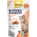 GimCat Nutri Pockets with Salmon & Omega 3&6 skanėstai katėms su Lašiša, Omega 3 ir 6 riebalų rūgštimis 60g