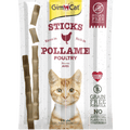 GimCat Sticks begrūdės lazdelės, su paukštiena (4 vnt)