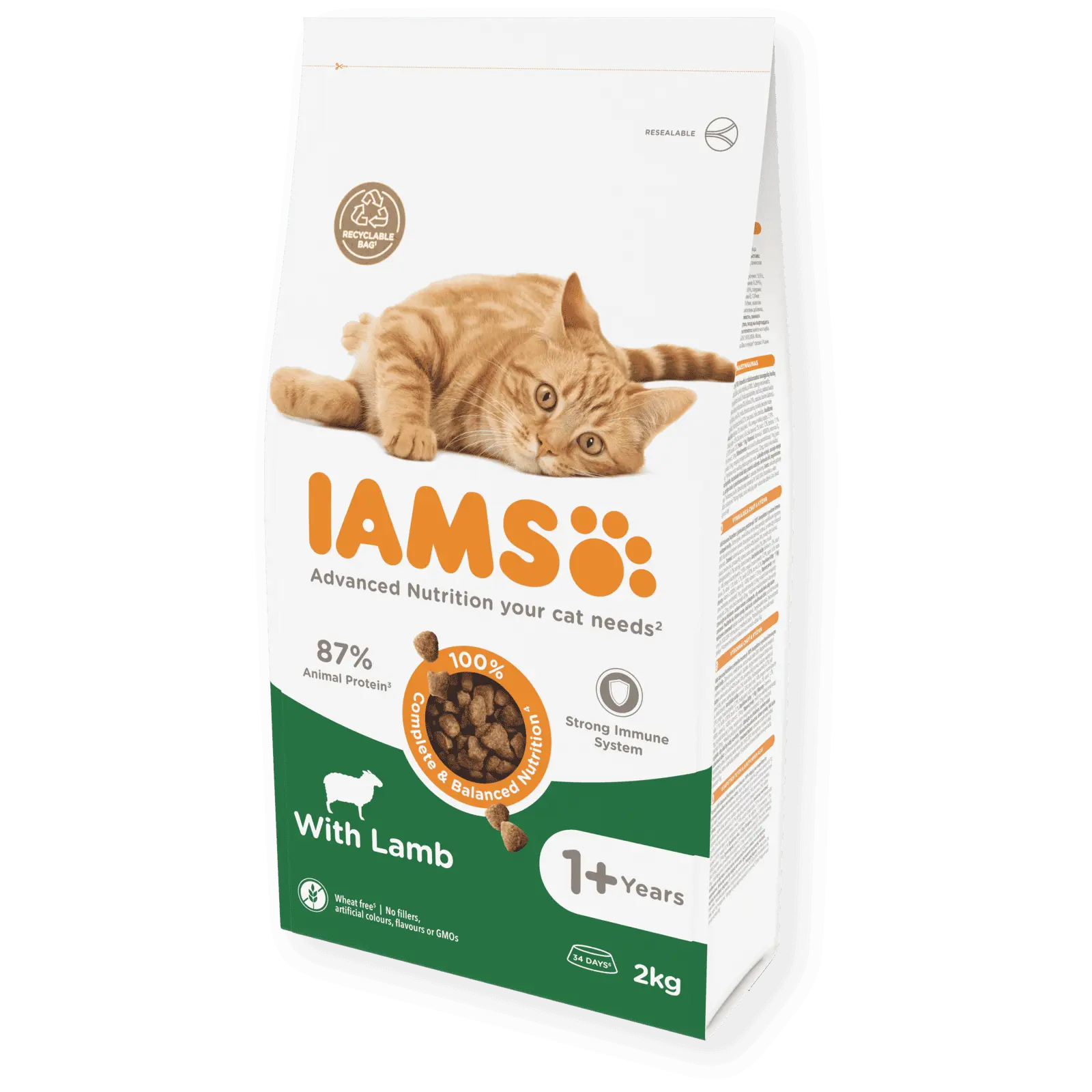 IAMS Adult Cat (ėriena) 10kg