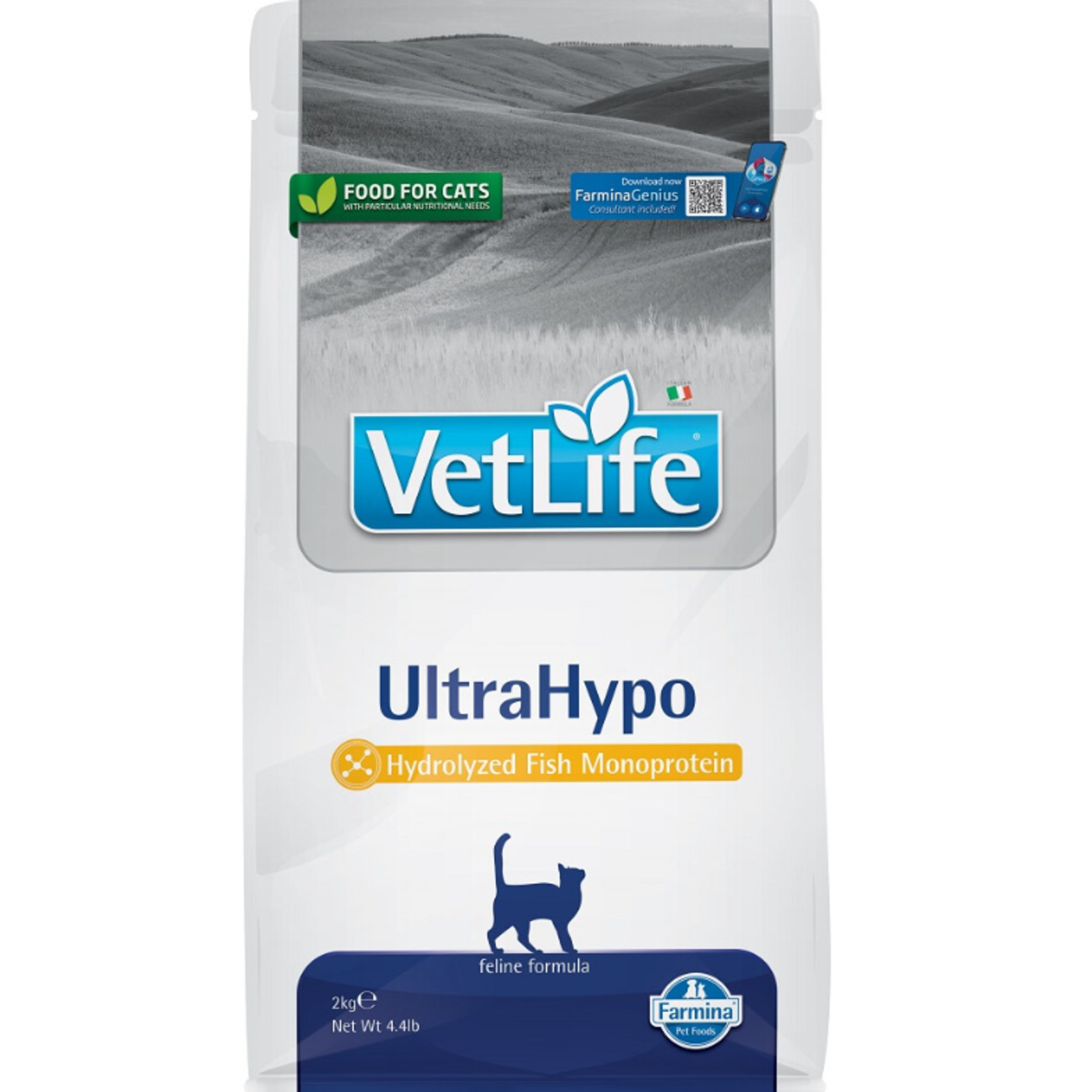 FARMINA VET LIFE - CAT Dry ULTRAHYPO 2 kg