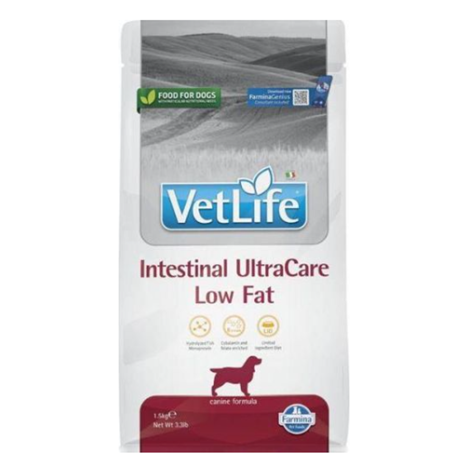 FARMINA VET LIFE - DOG Dry INTESTINAL ULTRACARE LOW FAT 1,5 kg