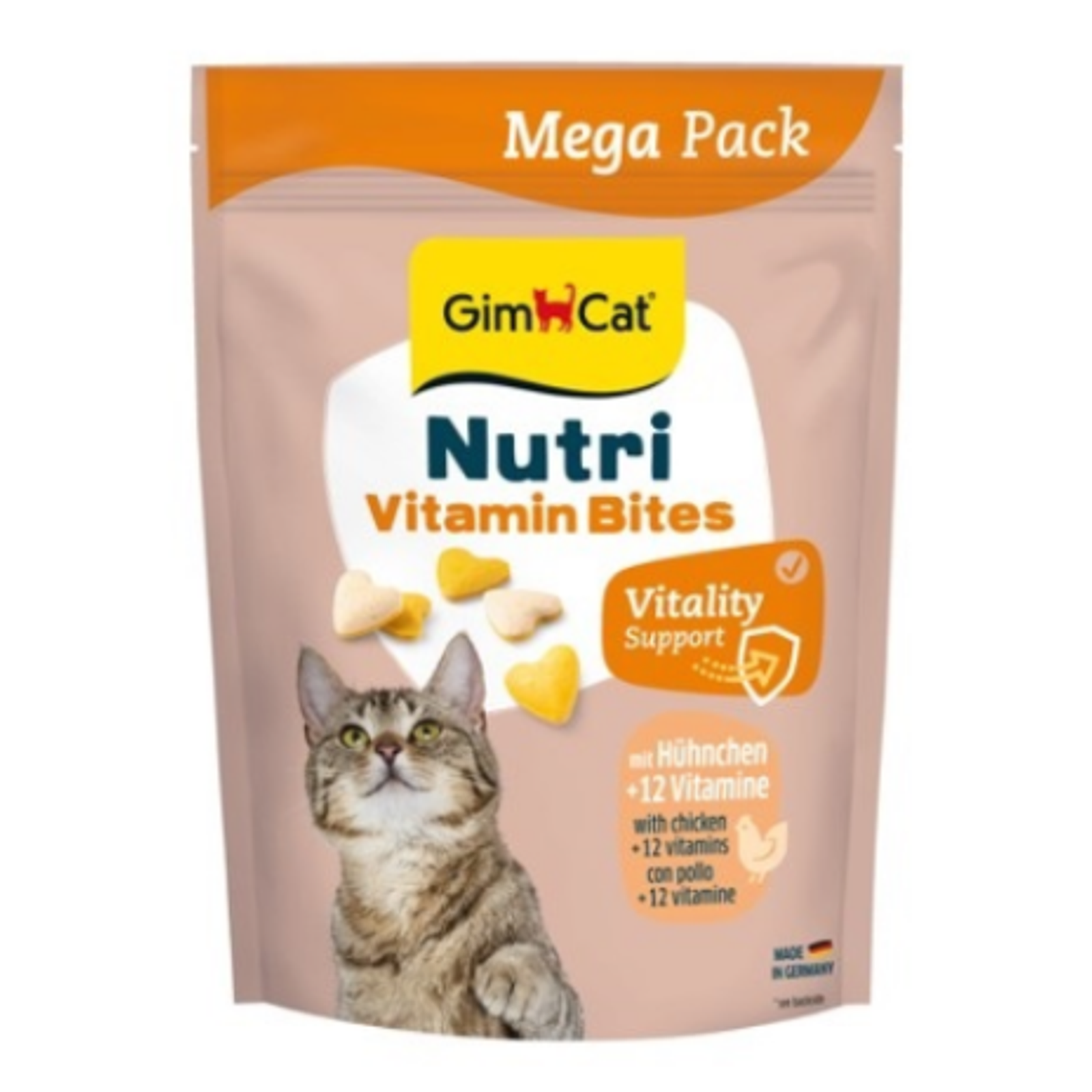 GIMCAT NUTRI VITAMIN BITES CHICKEN (su vitaminais ir vištiena) 425 G