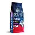 Monge BWILD All Breeds Puppy&Junior sausas pašaras šuniukams su elniena 12 kg