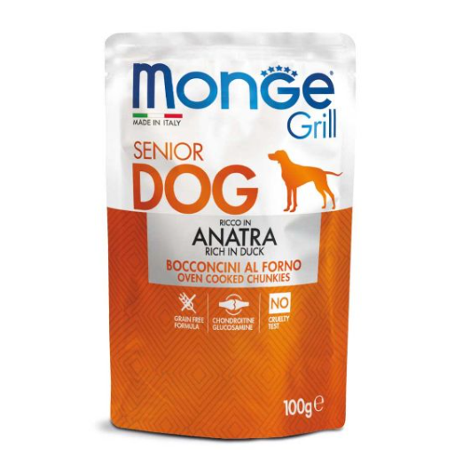Monge Grill konservuotas pašaras šunims senjorams su antiena 100g
