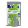 Monge Natural kons. pašaras suaugusioms katėms, geltonpelekio tuno kąsneliai želėje 80g