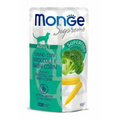 Monge SUPREME - Cat Wet Pouches Tuna with broccoli and baby corn - Adult 80g