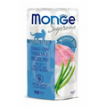 Monge SUPREME - Cat Wet Pouches Tuna with mullet and green beans - Sterilised 80g