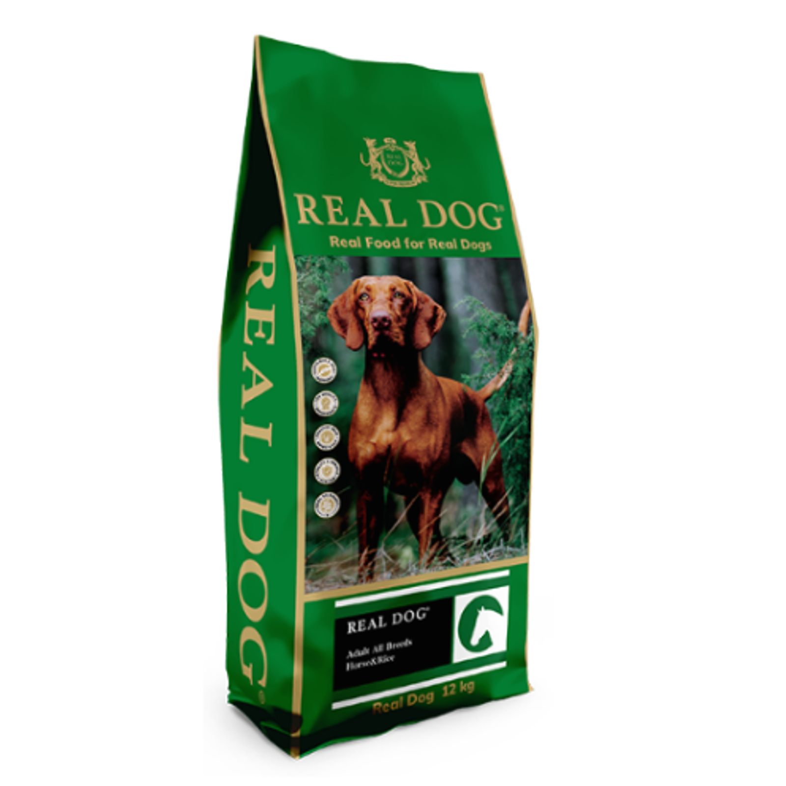 Real Dog SP Adult All Breeds Horse&Rice 12 kg