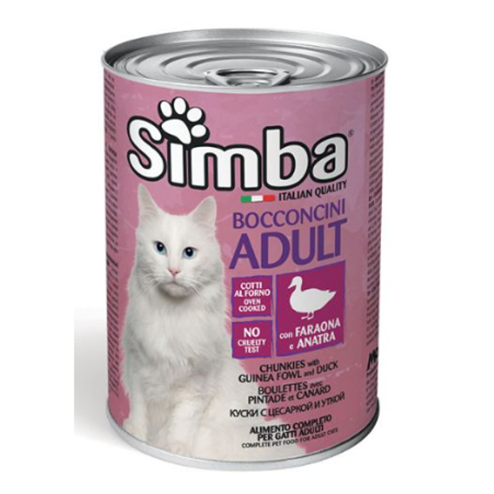 SIMBA - Wet CAT Chunkies with FOWL AND DUCK 415g