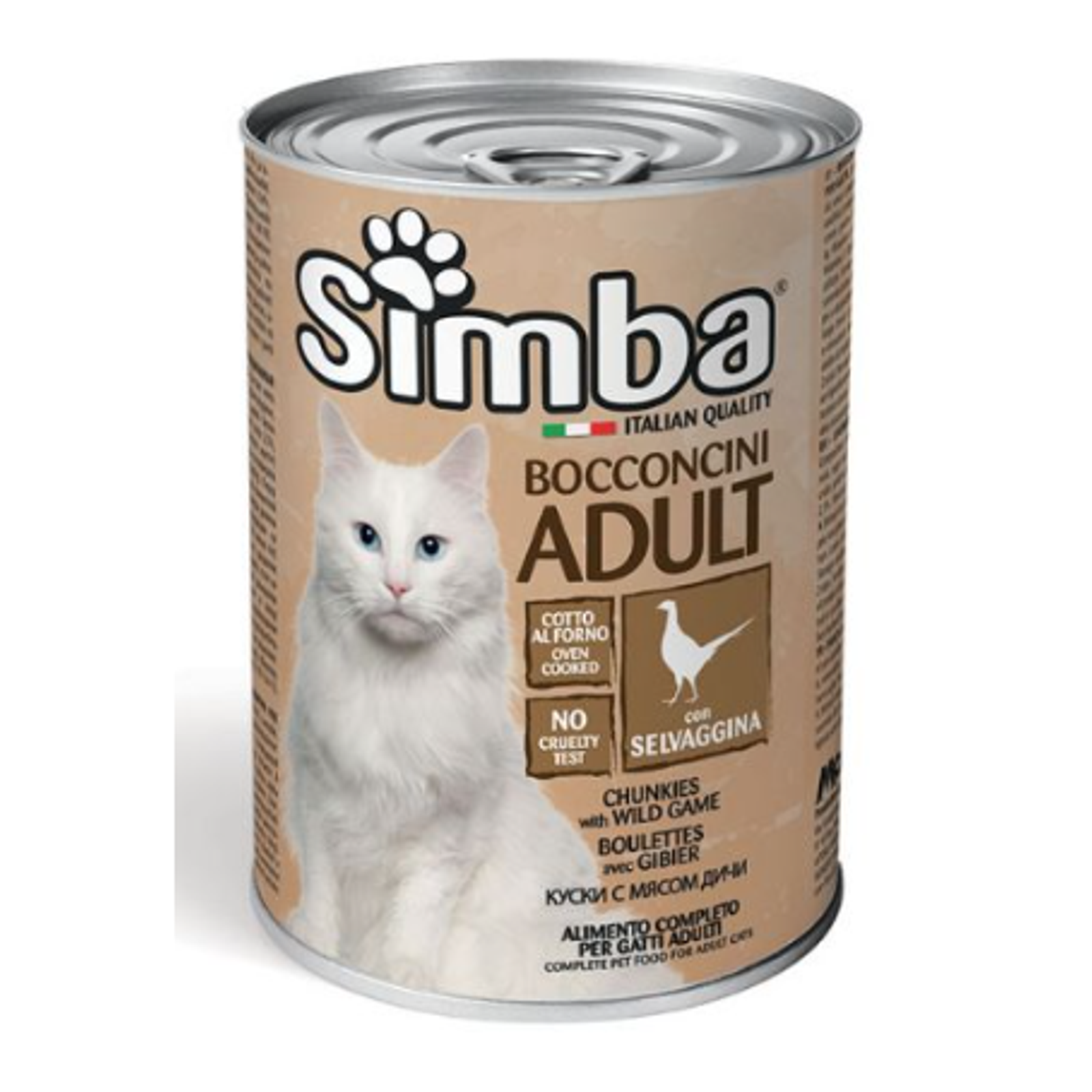 SIMBA - Wet CAT Chunkies with WILD GAMES 415g
