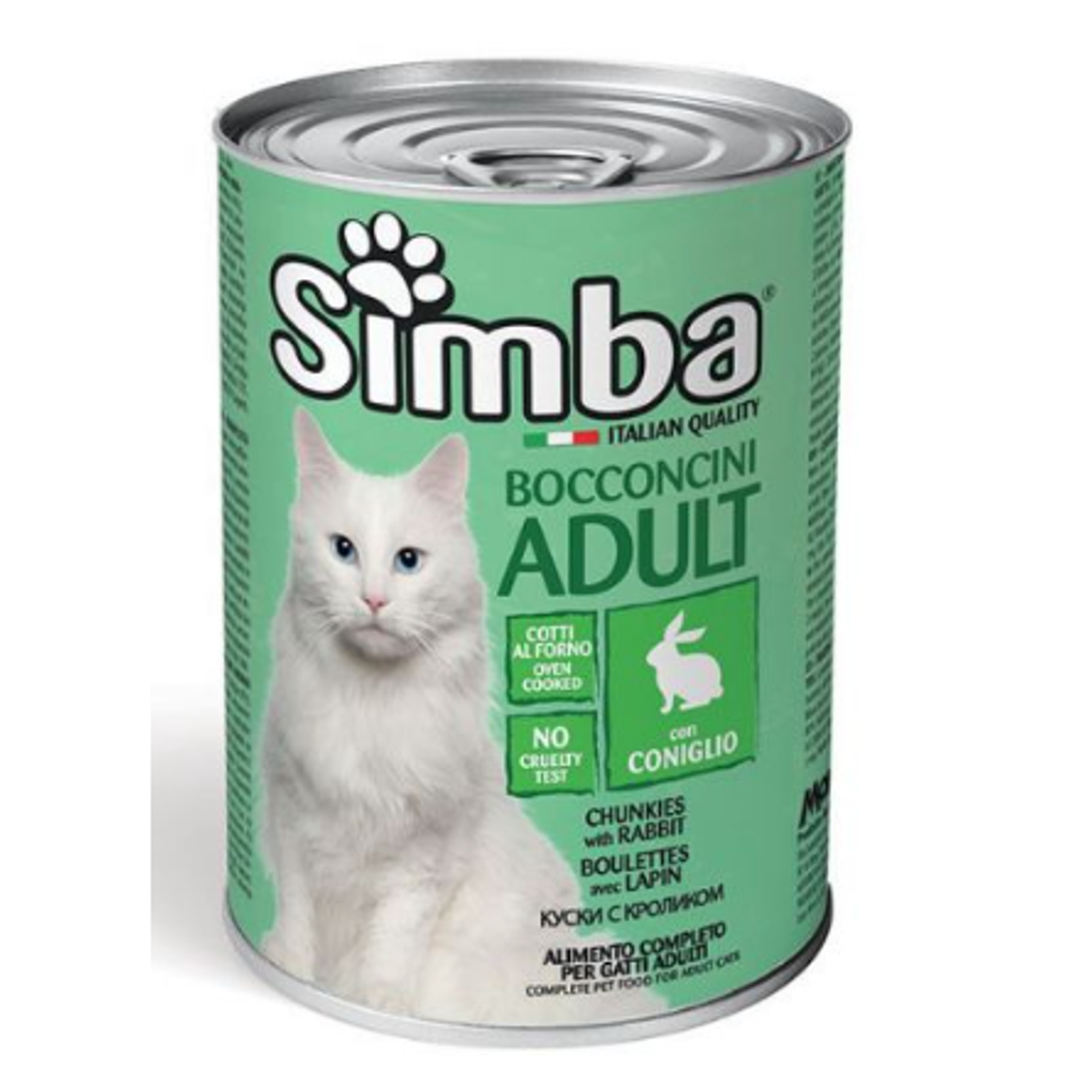 Simba konservuotas pašaras katėms su triušiena 415g