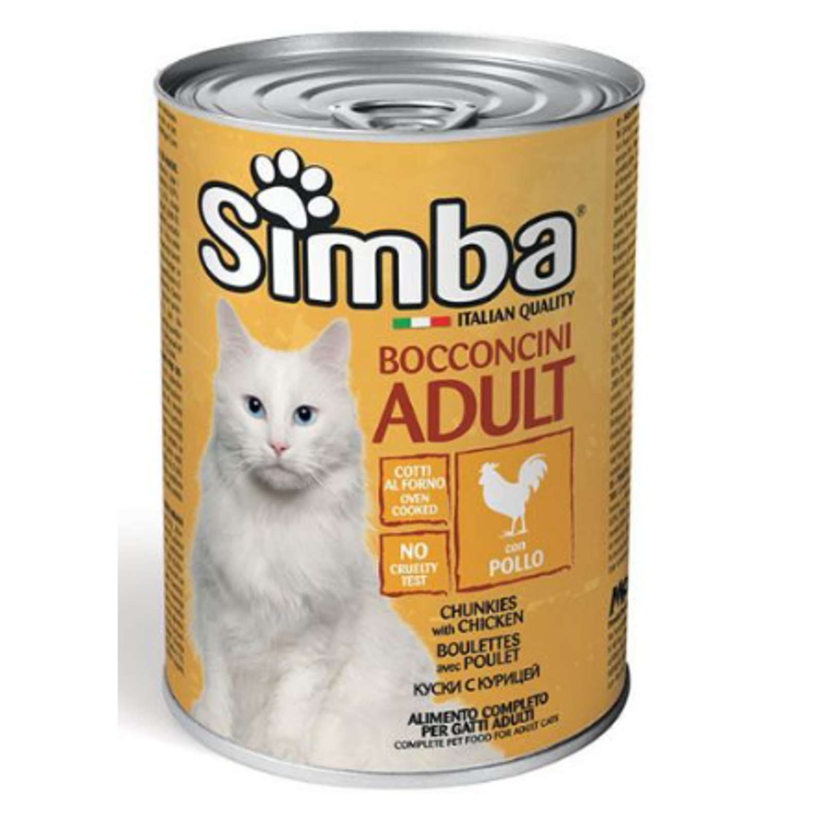Simba konservuotas pašaras katėms su vištiena 415g