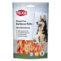 Trixie Denta Fun Barbecue Chicken Chewing Rolls, 12 cm, 10 vnt./80 g